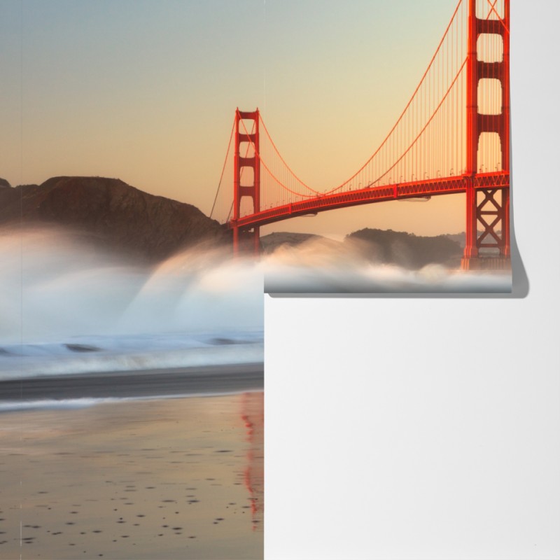 Fototapeta most Golden Gate o zachodzie słońca – Wallissimo® Fototapeta most Golden Gate o zachodzie słońca – Wallissimo®