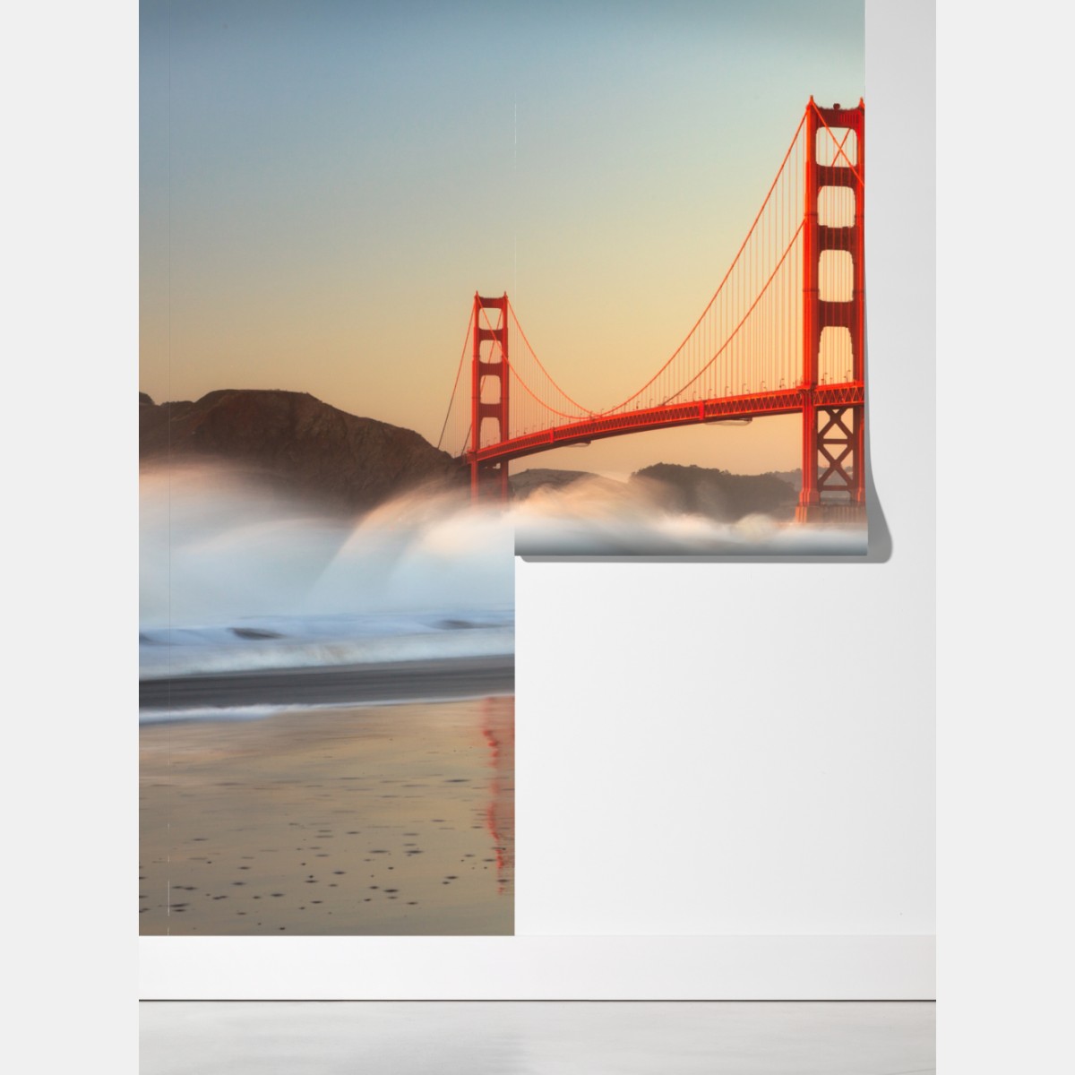 Fototapeta most Golden Gate o zachodzie słońca – Wallissimo® Fototapeta most Golden Gate o zachodzie słońca – Wallissimo®