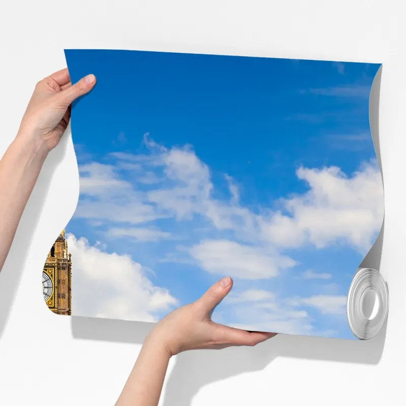 Fototapeta widok Londynu z wieżą zegarową Big Ben i mostem Westminster – Wallissimo® Fototapeta widok Londynu z wieżą zegarową Big Ben i mostem Westminster – Wallissimo®