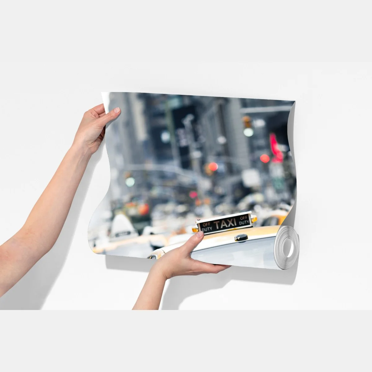 Fototapeta żółte taksówki na ruchliwej ulicy Nowego Jorku – Wallissimo® Fototapeta żółte taksówki na ruchliwej ulicy Nowego Jorku – Wallissimo®