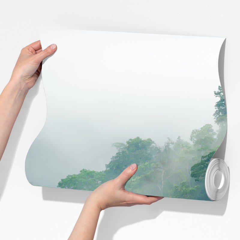 Fototapeta poranna mgła nad Kaeng Krachan – Wallissimo® Fototapeta poranna mgła nad Kaeng Krachan – Wallissimo®