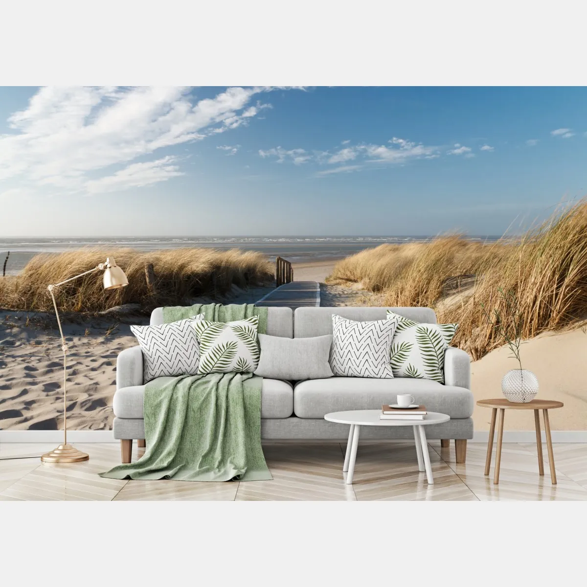 Fototapeta drewniany pomost prowadzący do morza – Wallissimo® Fototapeta drewniany pomost prowadzący do morza – Wallissimo®