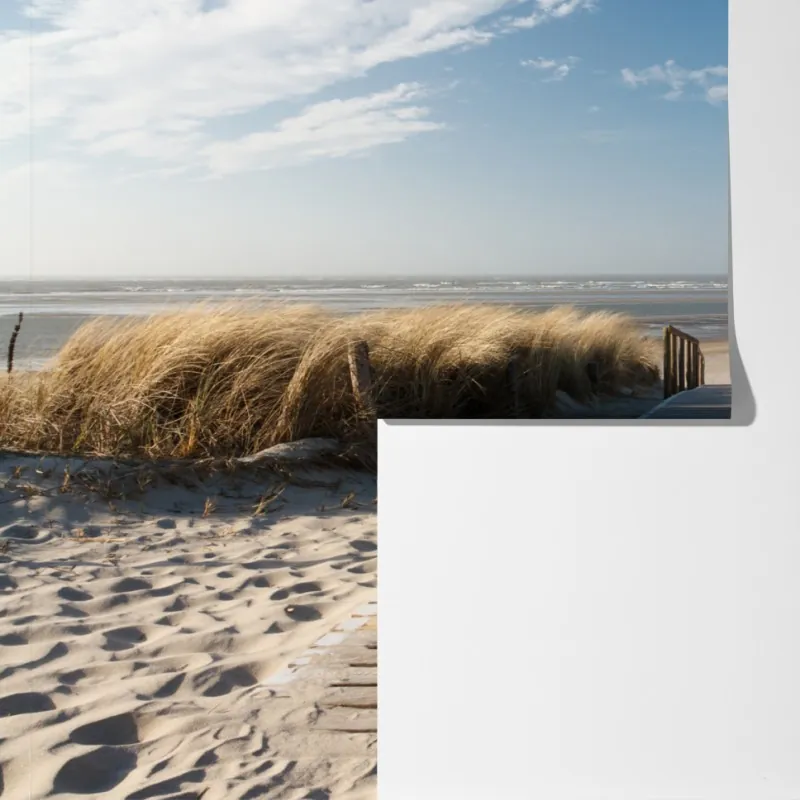 Fototapeta drewniany pomost prowadzący do morza – Wallissimo® Fototapeta drewniany pomost prowadzący do morza – Wallissimo®