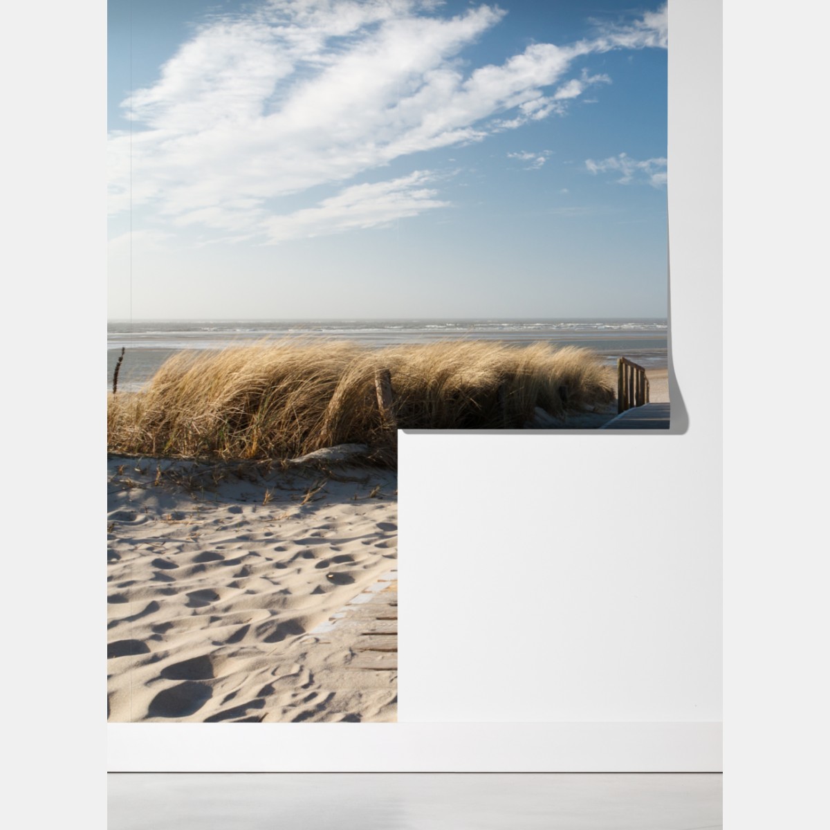 Fototapeta drewniany pomost prowadzący do morza – Wallissimo® Fototapeta drewniany pomost prowadzący do morza – Wallissimo®