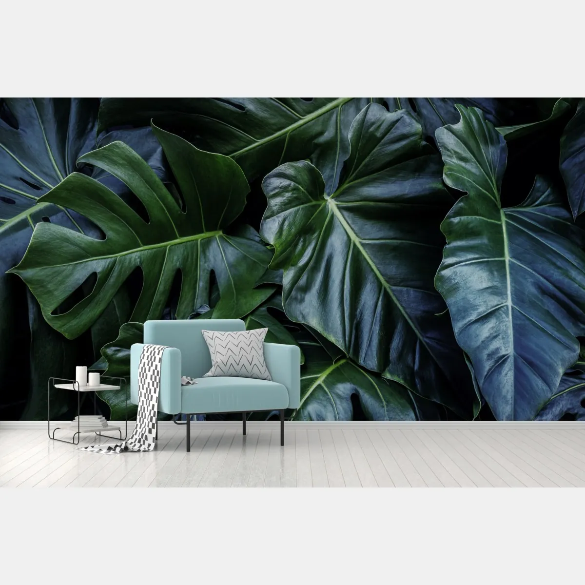 Fototapeta bujna tropikalna monstera – Wallissimo® Fototapeta bujna tropikalna monstera – Wallissimo®