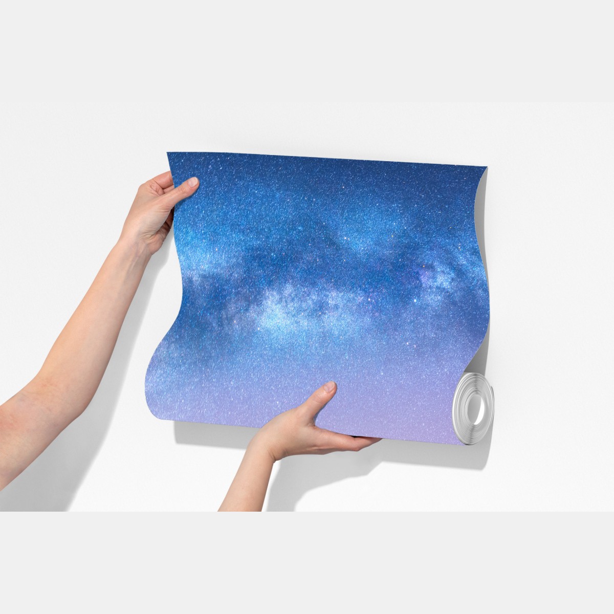 Fototapeta spokojna arktyczna noc w górach pod drogą mleczną – Wallissimo® Fototapeta spokojna arktyczna noc w górach pod drogą mleczną – Wallissimo®