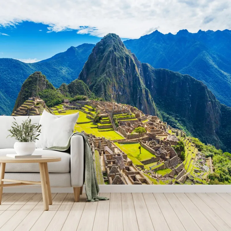 Fototapeta Machu Picchu starożytna cytadela Andów – Wallissimo® Fototapeta Machu Picchu starożytna cytadela Andów – Wallissimo®