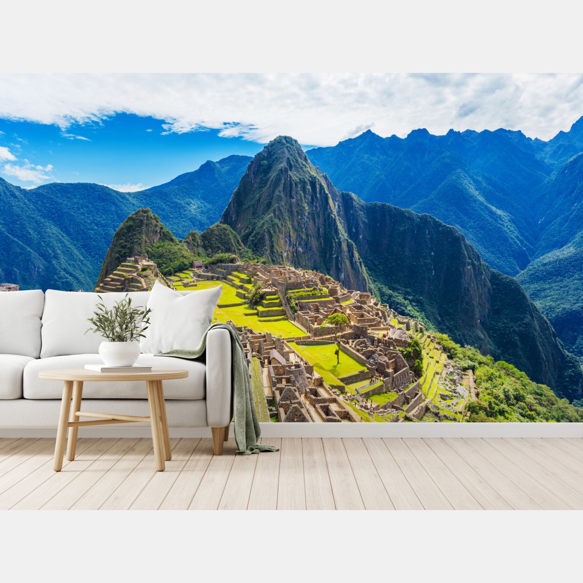 Wall mural Machu Picchu ancient andean citadel