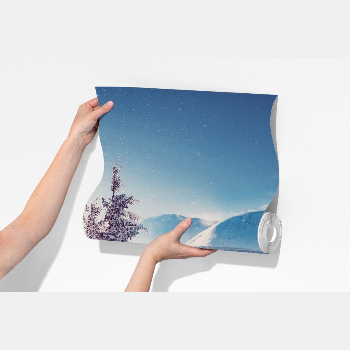 Fototapeta majestatyczny zimowy krajobraz Karpat – Wallissimo® Fototapeta majestatyczny zimowy krajobraz Karpat – Wallissimo®