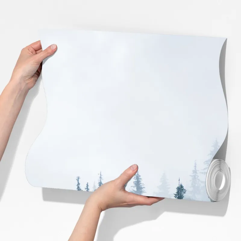 Fototapeta mglisty las iglasty – Wallissimo® Fototapeta mglisty las iglasty – Wallissimo®