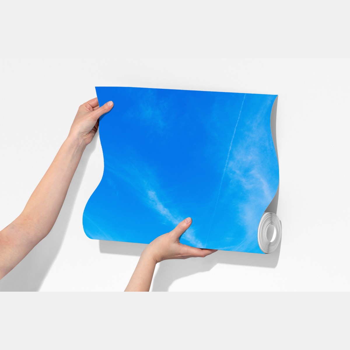 Fototapeta złote pole pod szerokim błękitnym niebem – Wallissimo® Fototapeta złote pole pod szerokim błękitnym niebem – Wallissimo®