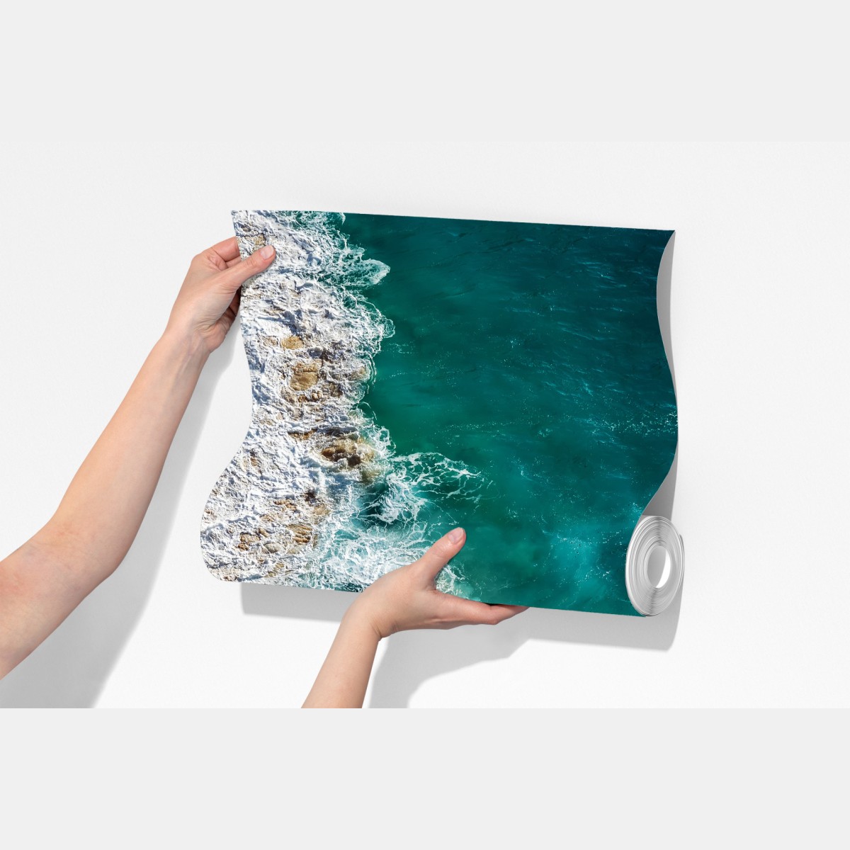 Fototapeta turkusowe fale na plaży Kelingking – Wallissimo® Fototapeta turkusowe fale na plaży Kelingking – Wallissimo®