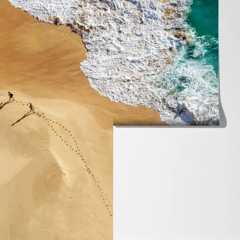 Fototapeta turkusowe fale na plaży Kelingking – Wallissimo® Fototapeta turkusowe fale na plaży Kelingking – Wallissimo®