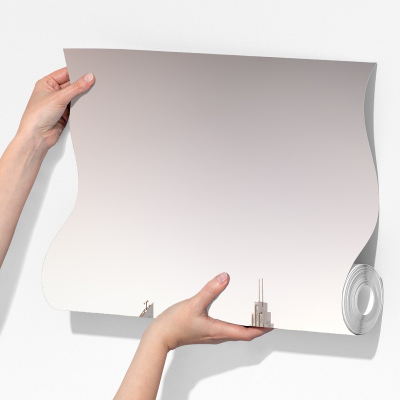 Fototapeta mglista panorama Dubaju nad chmurami – Wallissimo® Fototapeta mglista panorama Dubaju nad chmurami – Wallissimo®