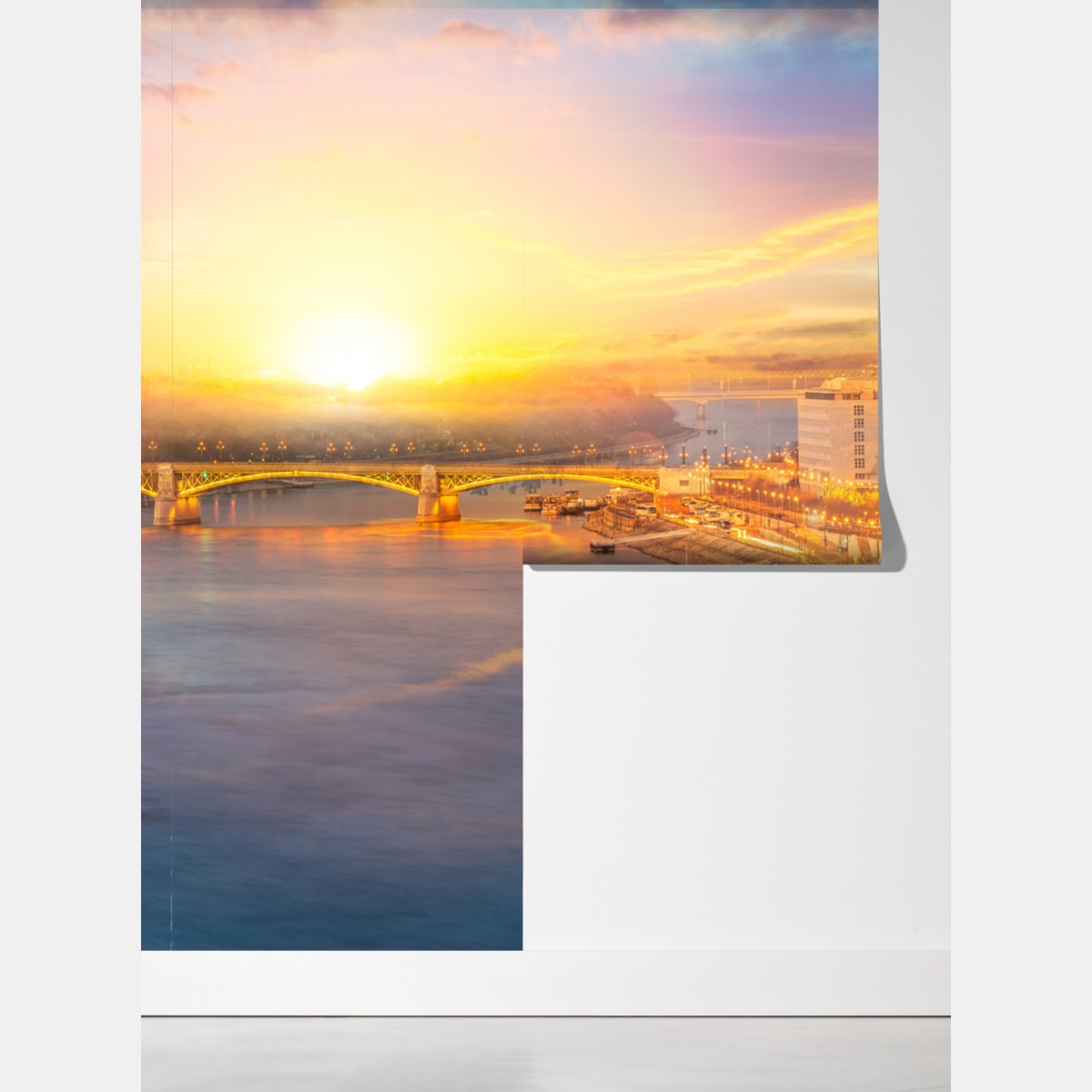 Fototapeta złoty zachód słońca nad parlamentem w Budapeszcie – Wallissimo® Fototapeta złoty zachód słońca nad parlamentem w Budapeszcie – Wallissimo®