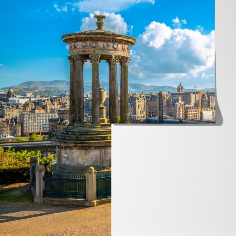 Fototapeta Edynburg panorama z Calton Hill – Wallissimo® Fototapeta Edynburg panorama z Calton Hill – Wallissimo®