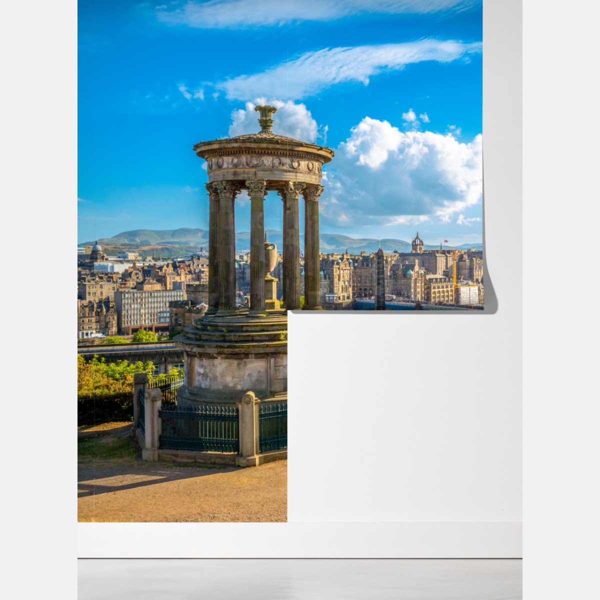 Fototapeta Edynburg panorama z Calton Hill – Wallissimo® Fototapeta Edynburg panorama z Calton Hill – Wallissimo®
