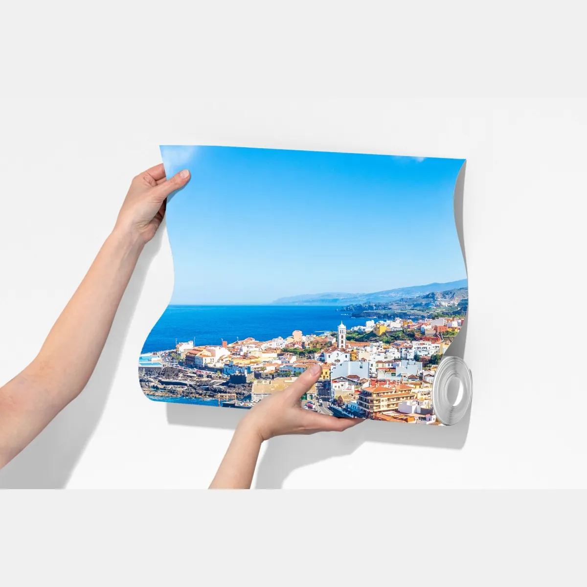 Fototapeta Garachico panorama nadmorska, Tenerife – Wallissimo® Fototapeta Garachico panorama nadmorska, Tenerife – Wallissimo®