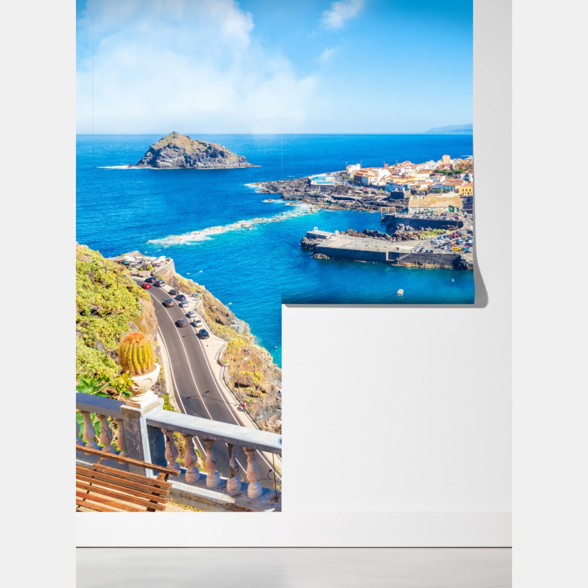 Fototapeta Garachico panorama nadmorska, Tenerife – Wallissimo® Fototapeta Garachico panorama nadmorska, Tenerife – Wallissimo®