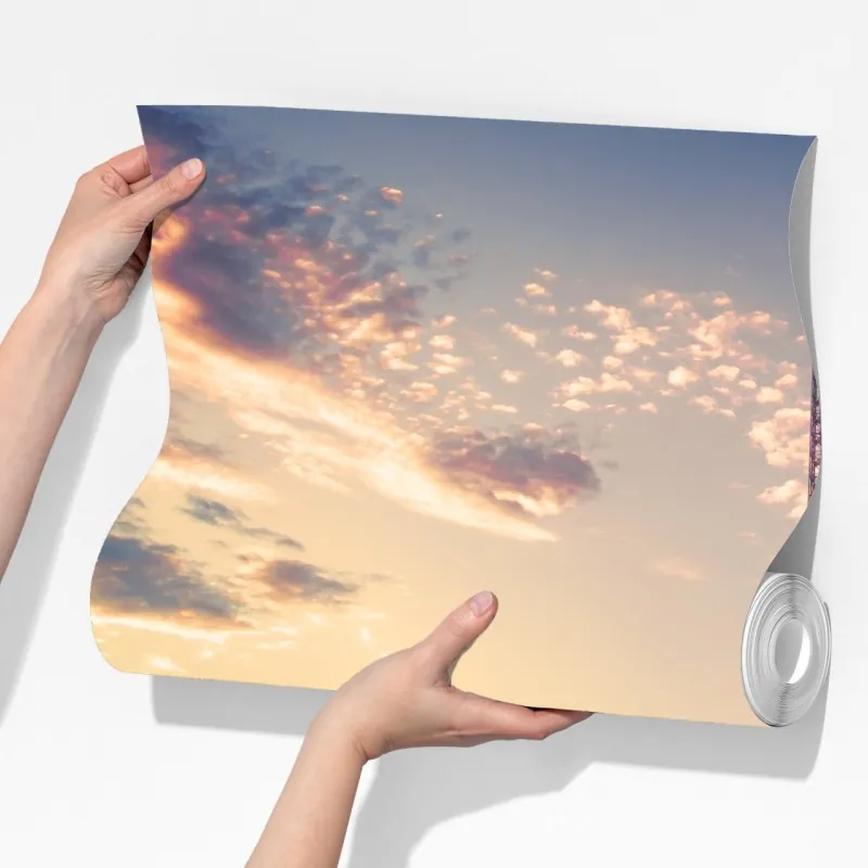 Fototapeta słoneczny widok na Wieżę Eiffla o świcie – Wallissimo® Fototapeta słoneczny widok na Wieżę Eiffla o świcie – Wallissimo®