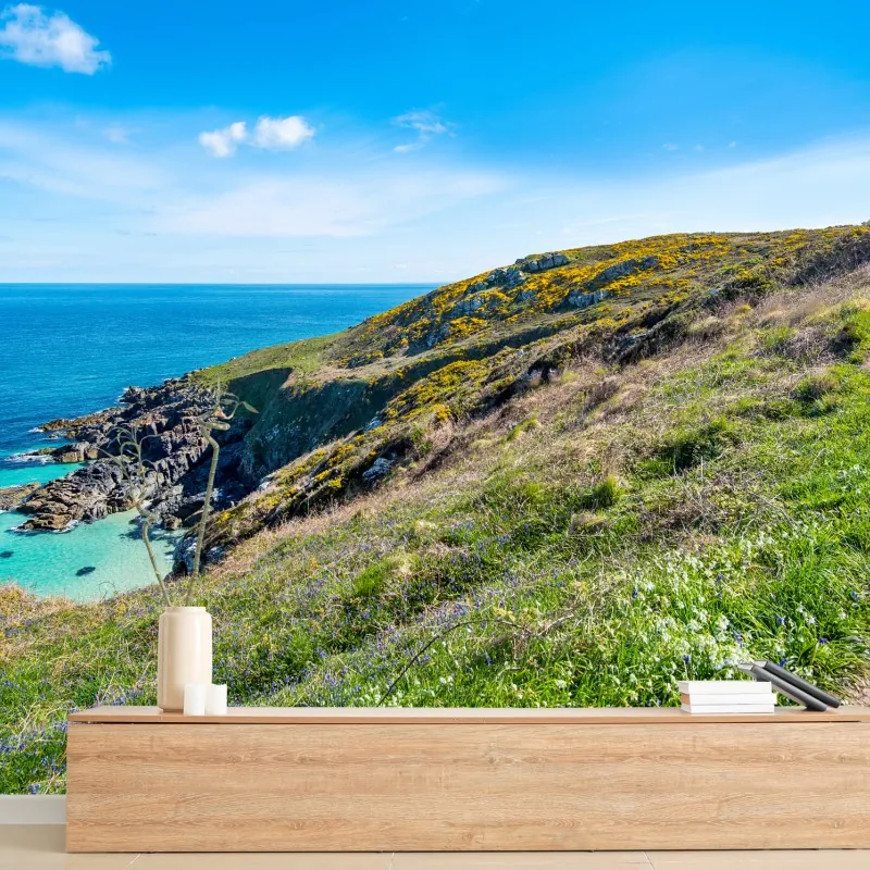 Fototapeta ścieżka wybrzeżna do Hor Point, St Ives – Wallissimo® Fototapeta ścieżka wybrzeżna do Hor Point, St Ives – Wallissimo®