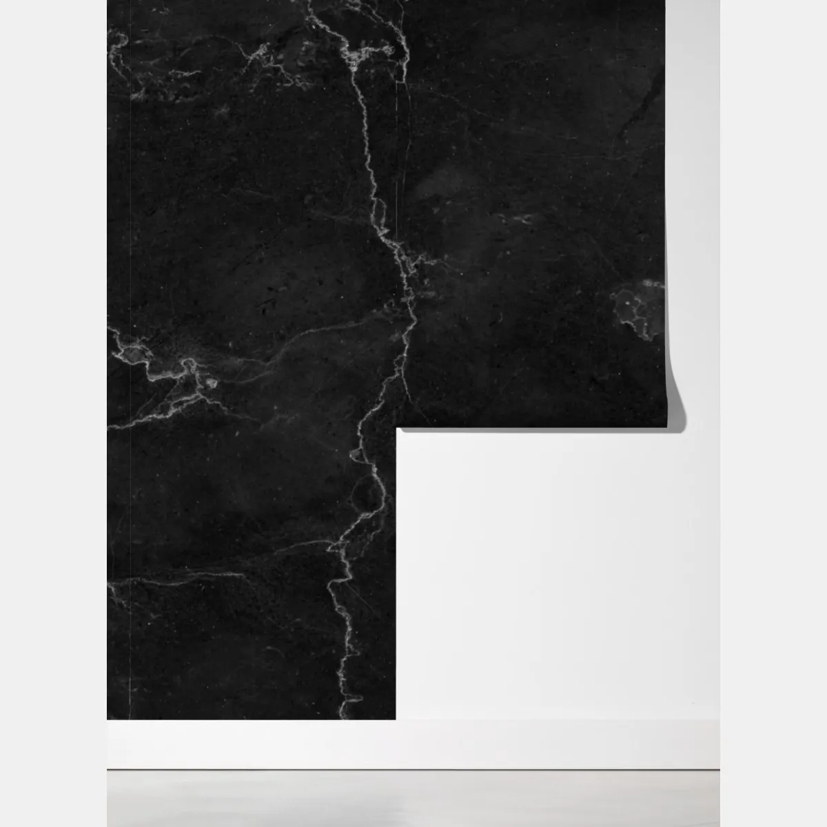 Fototapeta czarna faktura marmuru – Wallissimo® Fototapeta czarna faktura marmuru – Wallissimo®