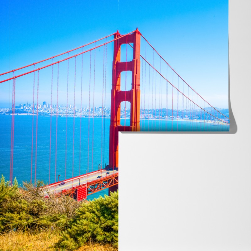Fototapeta most Golden Gate nad zatoką San Francisco – Wallissimo® Fototapeta most Golden Gate nad zatoką San Francisco – Wallissimo®