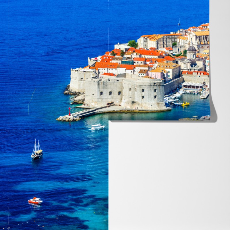 Fototapeta Dubrownik panorama starego miasta – Wallissimo® Fototapeta Dubrownik panorama starego miasta – Wallissimo®