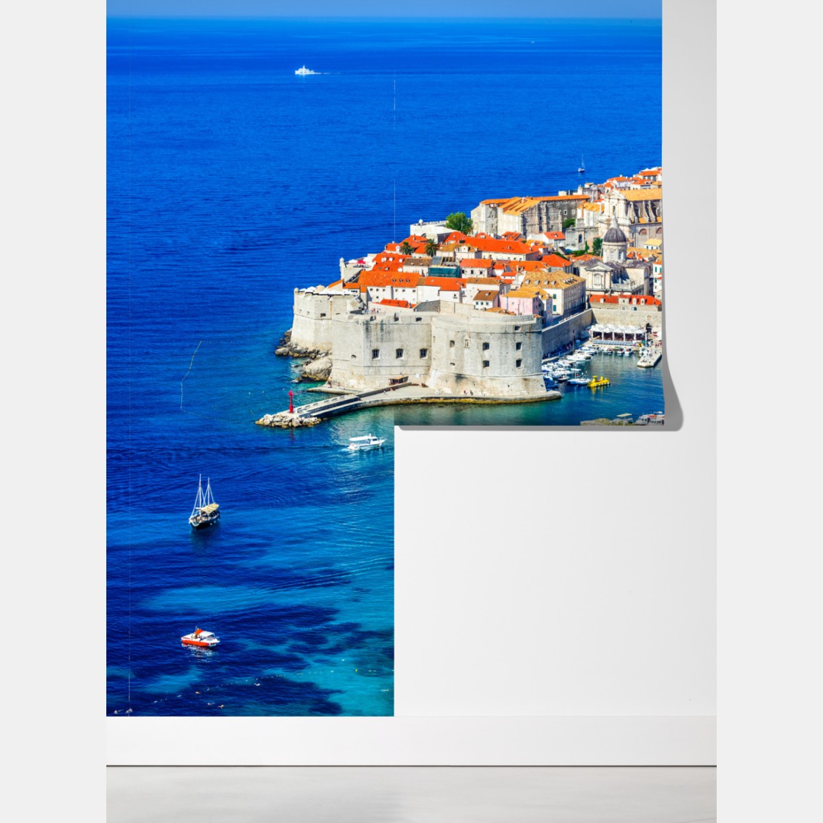 Fototapeta Dubrownik panorama starego miasta – Wallissimo® Fototapeta Dubrownik panorama starego miasta – Wallissimo®