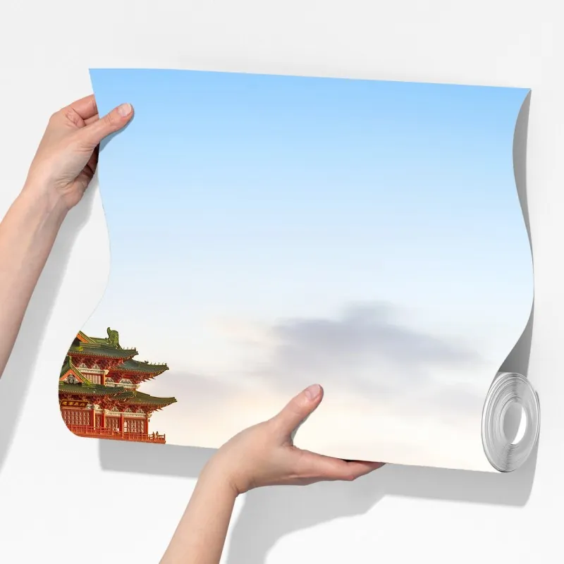 Fototapeta Pawilon Tengwang o wschodzie słońca – Wallissimo® Fototapeta Pawilon Tengwang o wschodzie słońca – Wallissimo®