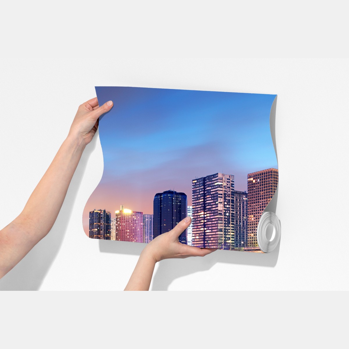 Fototapeta Paryż panorama o zmierzchu – Wallissimo® Fototapeta Paryż panorama o zmierzchu – Wallissimo®