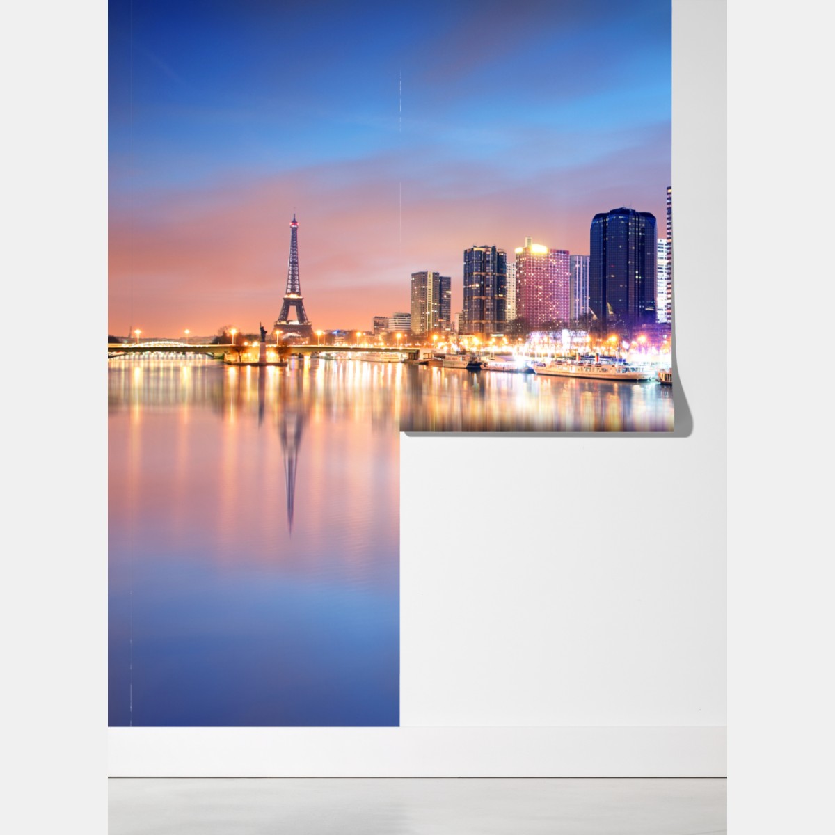 Fototapeta Paryż panorama o zmierzchu – Wallissimo® Fototapeta Paryż panorama o zmierzchu – Wallissimo®