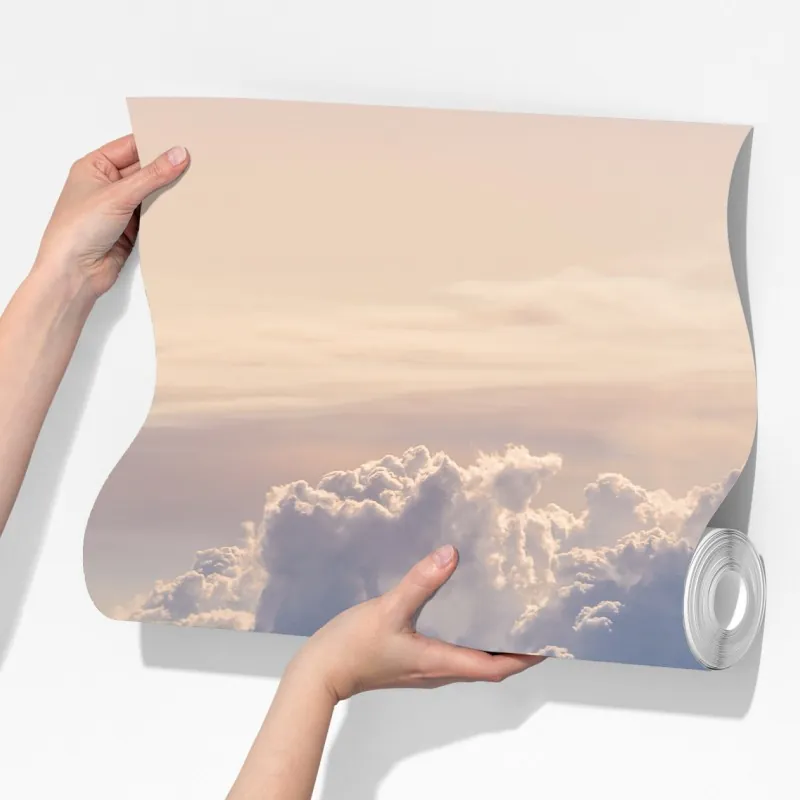 Fototapeta delikatne chmury nad błękitnym niebem – Wallissimo® Fototapeta delikatne chmury nad błękitnym niebem – Wallissimo®