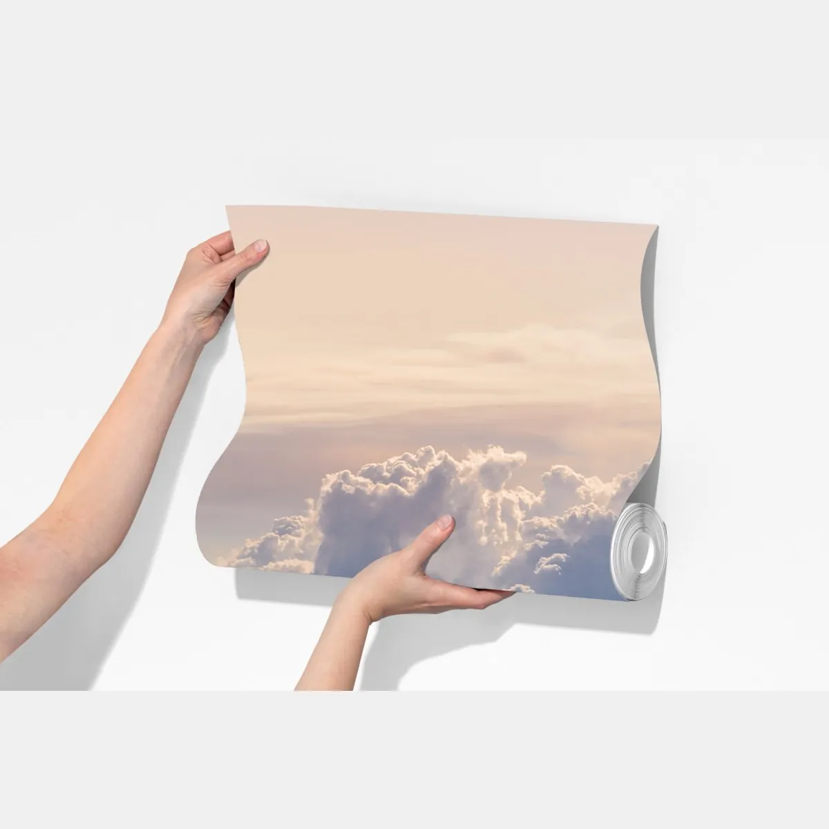 Fototapeta delikatne chmury nad błękitnym niebem – Wallissimo® Fototapeta delikatne chmury nad błękitnym niebem – Wallissimo®