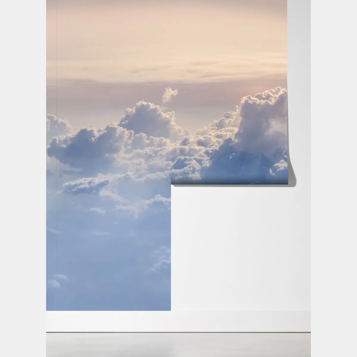 Fototapeta delikatne chmury nad błękitnym niebem – Wallissimo® Fototapeta delikatne chmury nad błękitnym niebem – Wallissimo®