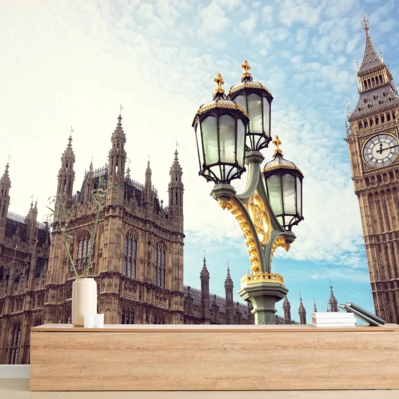 Fototapeta Big Ben i Pałac Westminsterski w Londynie