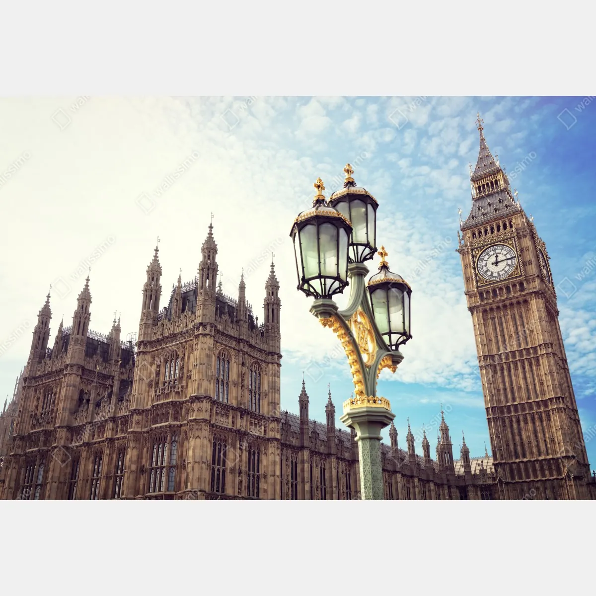 Fototapeta Big Ben i Pałac Westminsterski w Londynie – Wallissimo® Fototapeta Big Ben i Pałac Westminsterski w Londynie – Wallissimo®