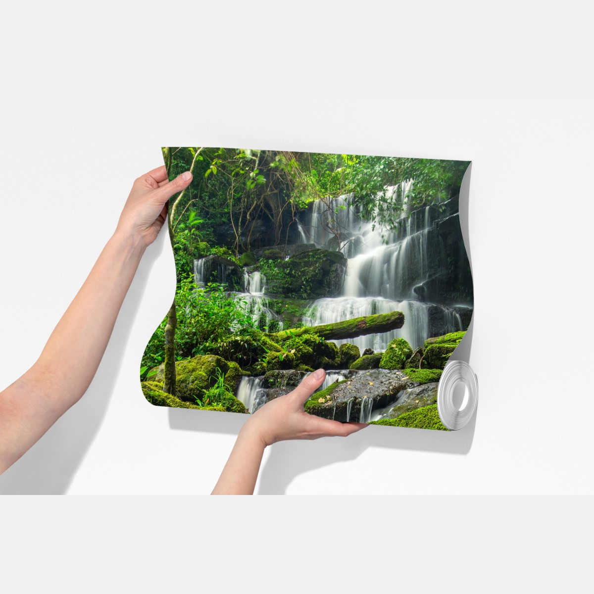 Fototapeta spokojny wodospad w Phu Tub Berk, Tajlandia – Wallissimo® Fototapeta spokojny wodospad w Phu Tub Berk, Tajlandia – Wallissimo®