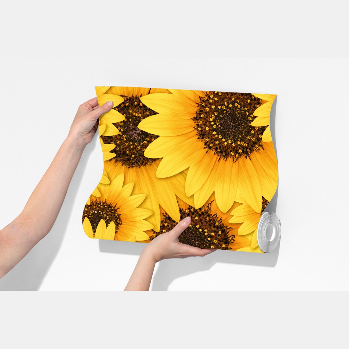 Fototapeta złote słoneczniki – Wallissimo® Fototapeta złote słoneczniki – Wallissimo®