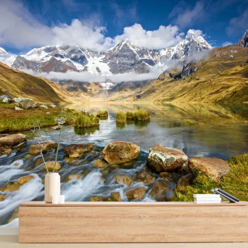 Fototapeta majestatyczne alpejskie jezioro