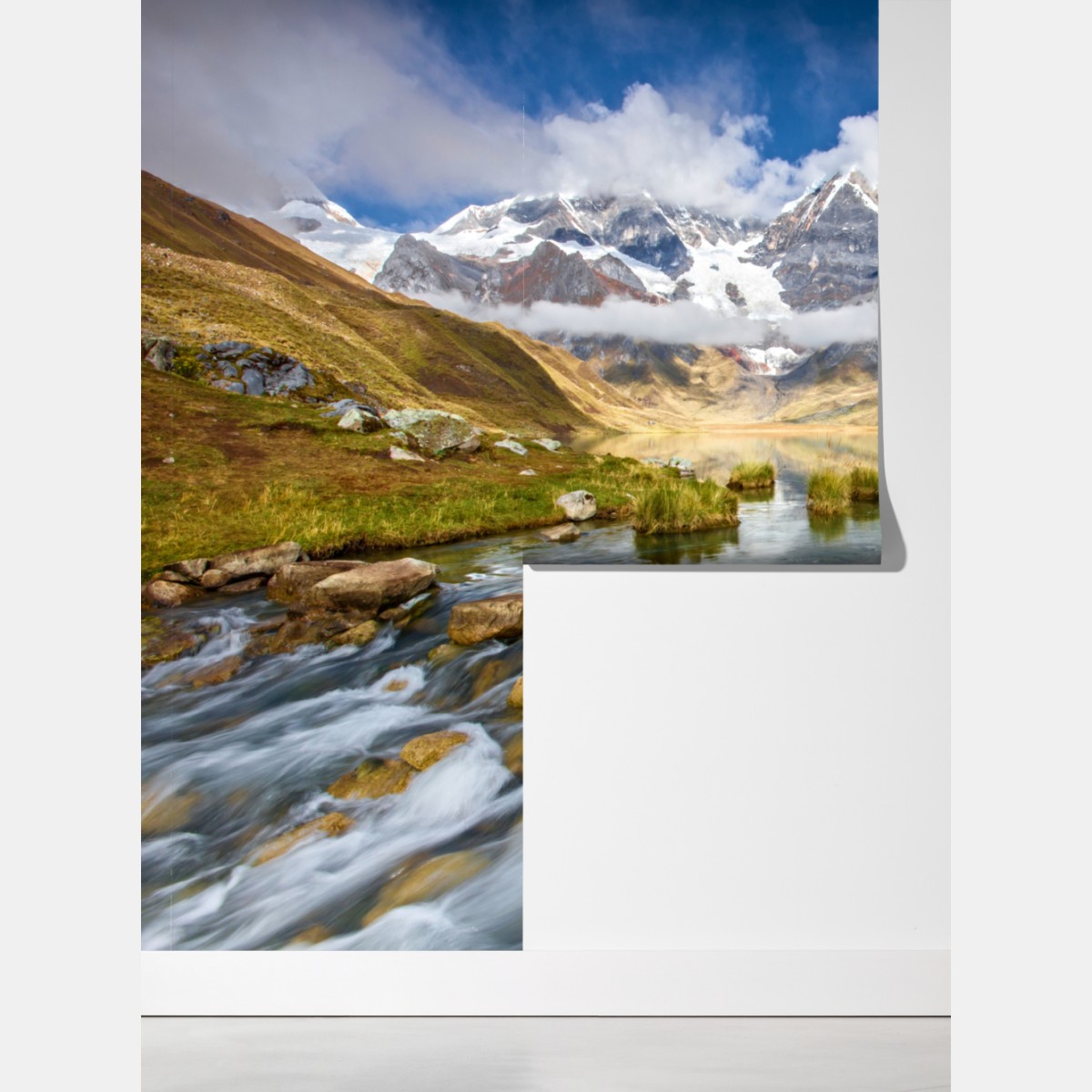 Fototapeta majestatyczne alpejskie jezioro – Wallissimo® Fototapeta majestatyczne alpejskie jezioro – Wallissimo®