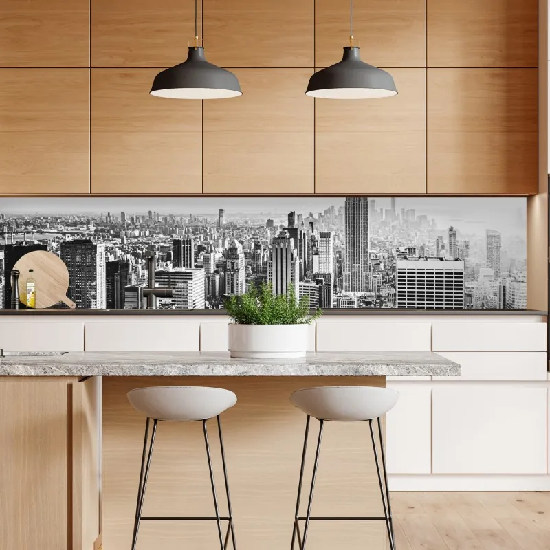 Naklejka repozycjonowalna unoszące się pęcherzyki oleju na głębokim gradiencie – Wallissimo®