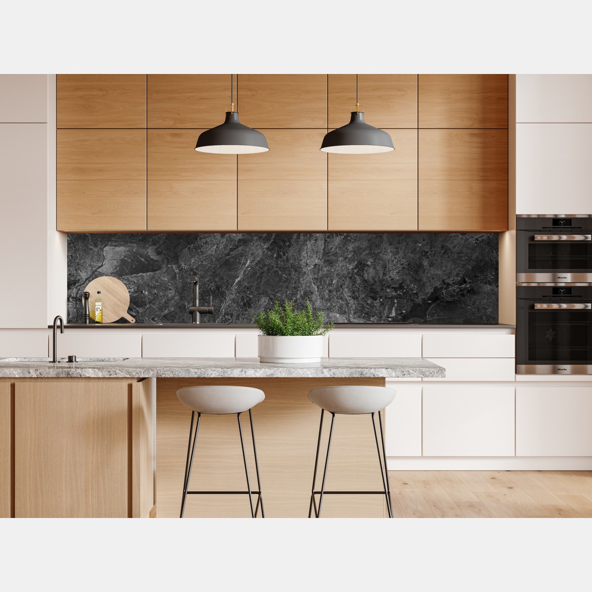 Naklejka repozycjonowalna ciemna faktura marmuru – Wallissimo® Naklejka repozycjonowalna ciemna faktura marmuru – Wallissimo®