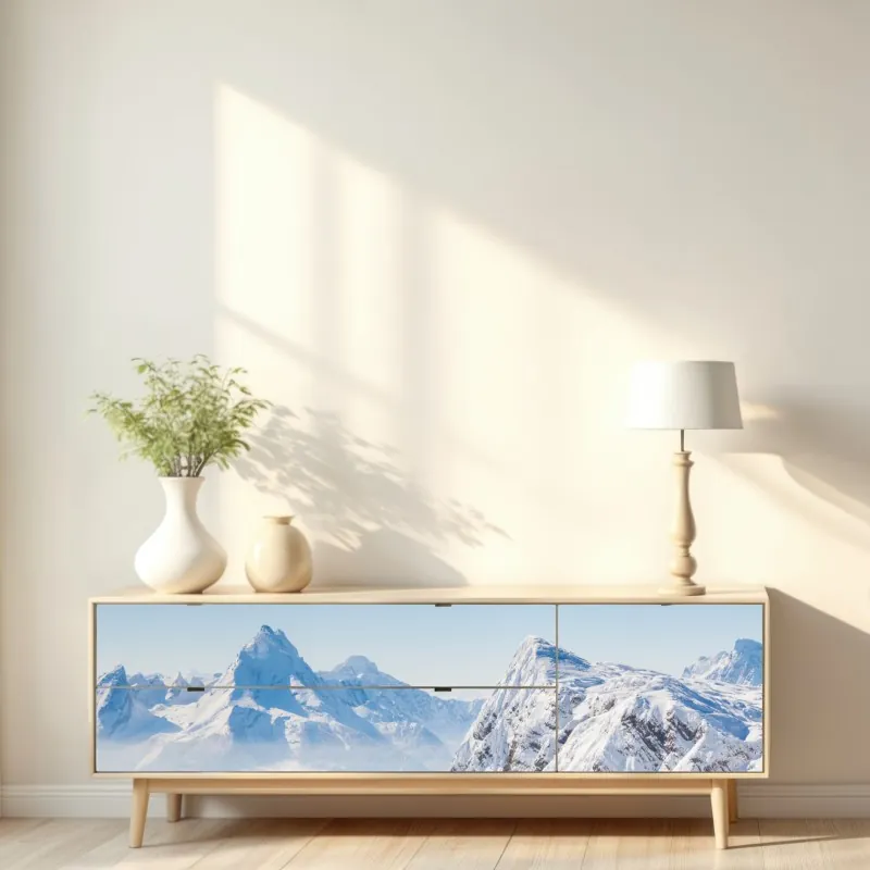 Naklejka repozycjonowalna pastelowy wzór z jednorożcami i tęczami – Wallissimo®