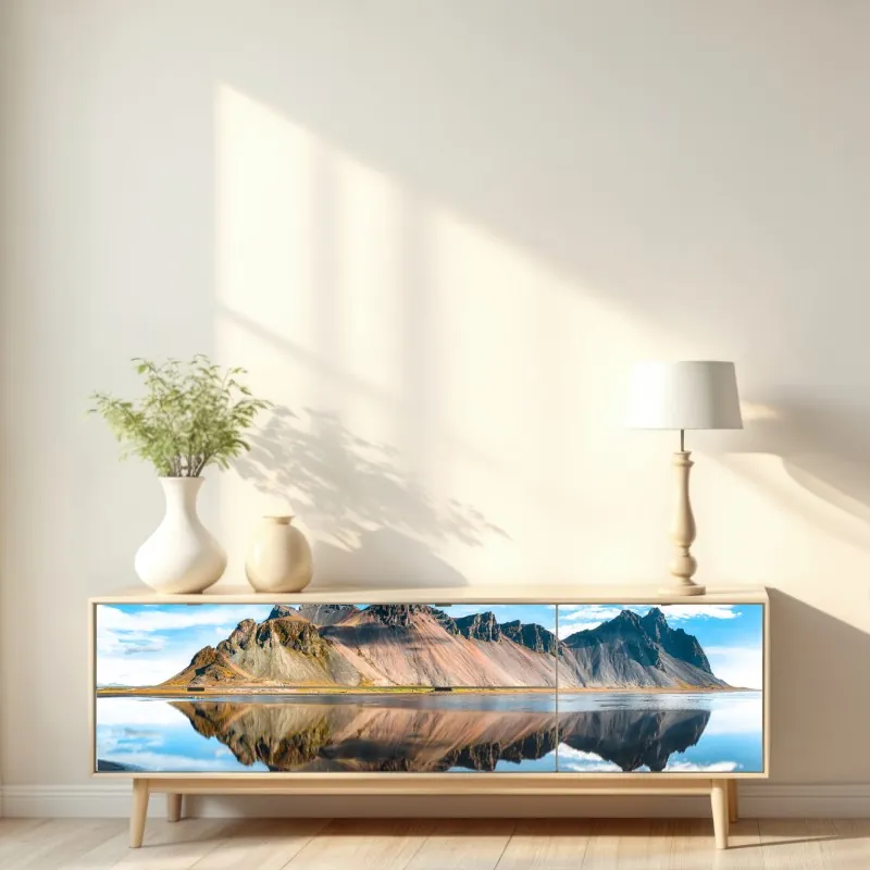 Naklejka repozycjonowalna czarna faktura marmuru – Wallissimo®