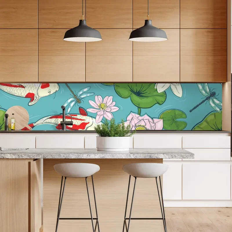 Naklejka repozycjonowalna pastelowe jednorożce i słodkości – Wallissimo®