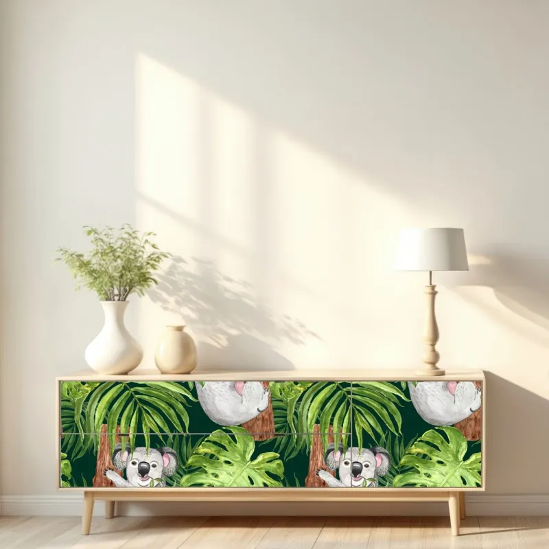 Naklejka repozycjonowalna słoneczny dzień na plaży – Wallissimo®