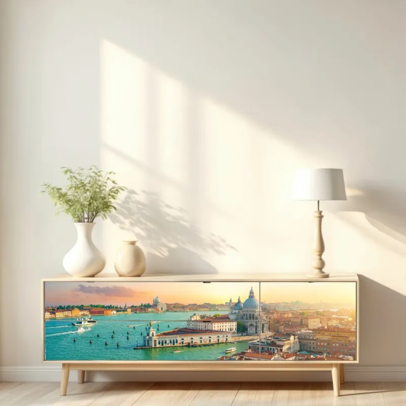 Naklejka repozycjonowalna zebra w monochromatycznych paskach – Wallissimo®