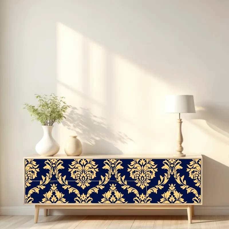 Naklejka repozycjonowalna zebra w monochromatycznych paskach – Wallissimo®