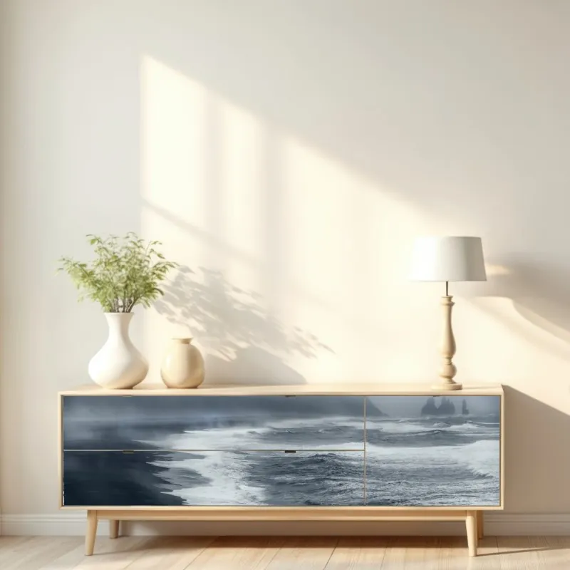 Naklejka repozycjonowalna wzór z różowymi flamingami – Wallissimo®